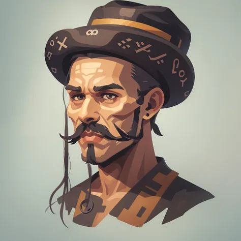 skull, mustache, hat, mexican, neonmutation --auto --s2