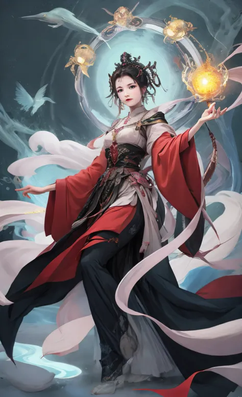 fantasy art, photo realism, dynamic lighting, art station, poster, volumetric lighting, very detailed faces, 4k wallpaper, award-winning, a girl, ancient chinese clothing, full body, sunlight, clear face with blood stains on the face, clean white backgroun...