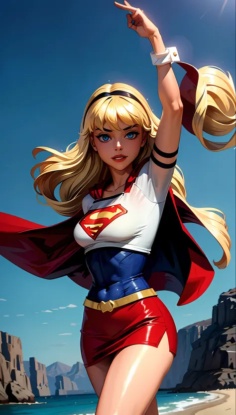 (cowboy shot), sfw, (masterpiece), (best quality: 1.0), (ultra highres: 1.0), detailed eyes,
break
supergirl, 1girl, long blonde...