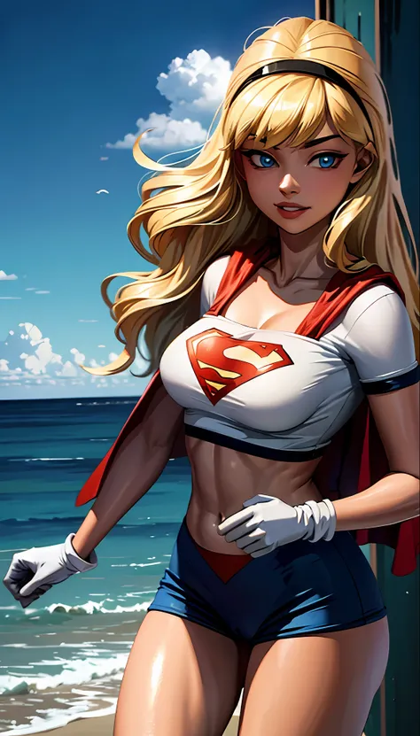 (cowboy shot), sfw, (masterpiece), (best quality: 1.0), (ultra highres: 1.0), detailed eyes,
break
supergirl, 1girl, long blonde...