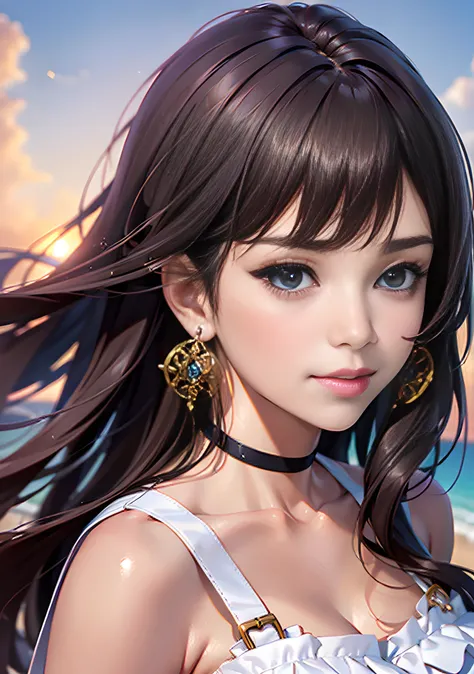 1girl, long skirt, ((best quality)), ((masterpiece)), ((realistic)), dim light, bokeh, spooky night, graveyard, cathedral, orange light, (Best Quality, Masterpiece: 1.2), (Real: 1.3), ( high resolution: 1.2), (soft saturation: 1.5), (beautiful skin: 1.2), ...