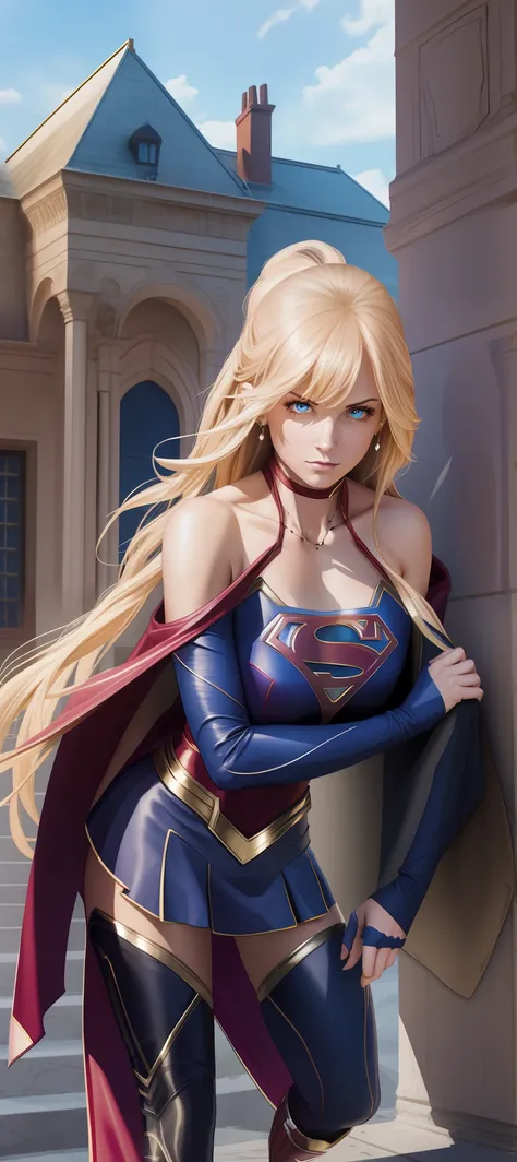 "supergirl's masterpiece of art complete, high quality, ultra detailed in 4k, 8k, high resolution, hyper-realistic photo, hyper-...