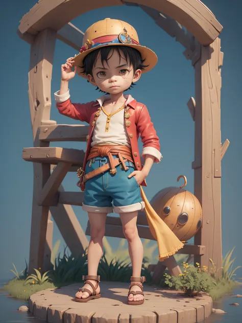 cute 3d render, cute detailed digital art, male explorer mini cute boy, cute digital painting, stylized 3d render, cute digital ...