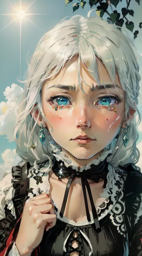 white hair