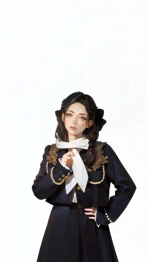 On the reference image is a real persona, now turn it into an anime image. (masterpiece, sidelighting, finely detailed beautiful eye: 1.2), masterpiece*portrait, realistic, 3d face, glowing eyes, shiny hair, shiny skin, solo, looking at the audience, upper...