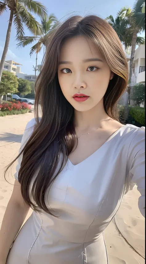 ((Best Quality, 8K, Masterpiece: 1.3)), Focus: 1.2, Perfect Body Beauty: 1.4, Buttocks: 1.2, (Layered Haircut: 1.2)), (Dark Street: 1.3), Highly Detailed Face and Skin Texture, Fine Eyes, Double Eyelids, Whitened Skin, Long Hair, (Round Face: 1.5), (Shirt,...
