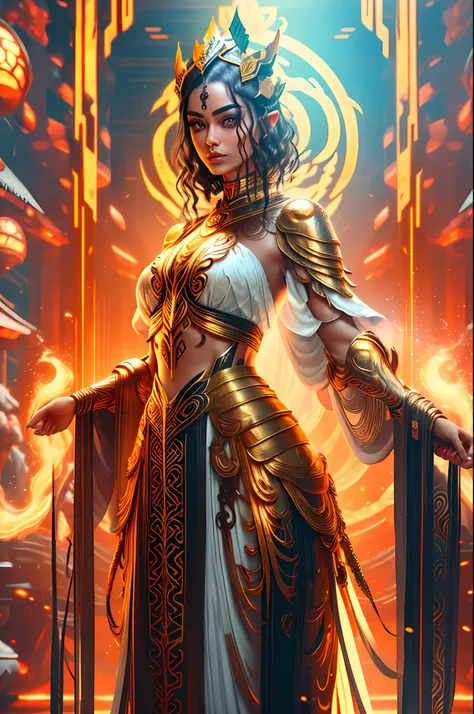 araffe woman in a black and gold body paint posing for a photo, golden bodypaint, intricate latex set, gold bodypaint, art nouveau octane render, full body painting, fullbody painting, body painted with black fluid, intricate body, intricate suit, ornate c...