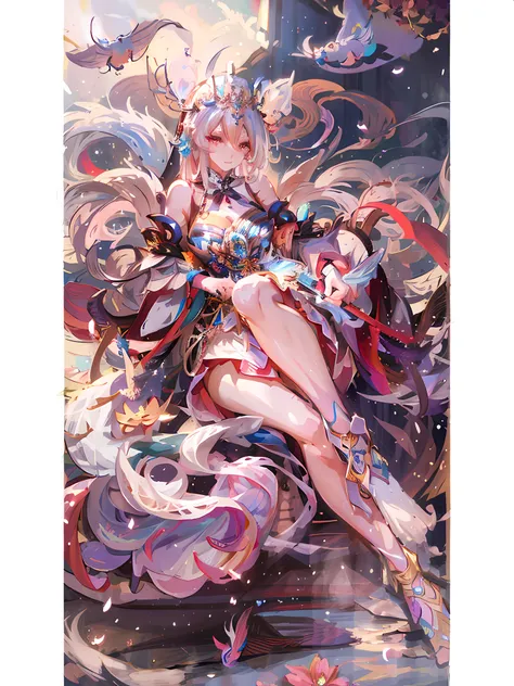 anime goddess, onmyoji detailed art, anime fantasy illustration, extremely detailed art germ, anime fantasy artwork, beautiful f...