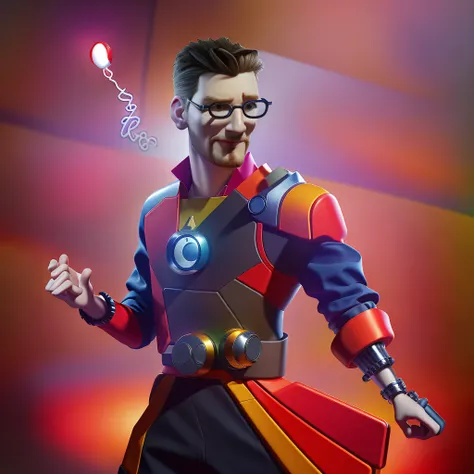 (cbpixar1:1.2), chrisbrigid as one of pixar's cartoon character, with a cover of the (dr. strange) red sorcerer like that of dr....