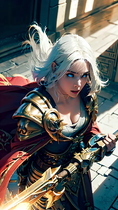 official art, unity 8k wallpaper, ultra detail, masterpiece, best quality, one woman, (very detail), dynamic angle, mystical exp...