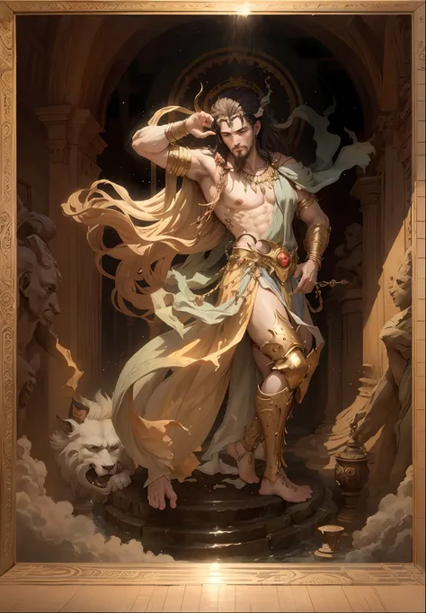 A man, a mythological figure