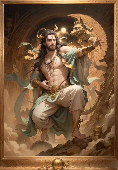 A man, a mythological figure