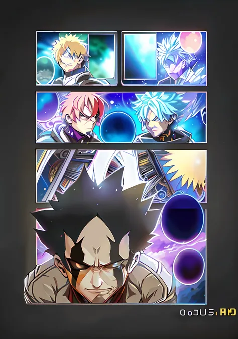 a picture of a group of anime characters in a window, full color manga visual style, colored manga panel, color manga panel, key art, key visual, key anime visuals, official artwork, detailed key anime art, 8k!, badass anime 8 k, extended art, beautiful im...