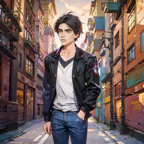 A boy on the street