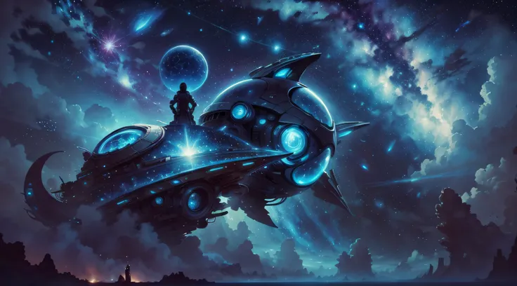 [Neo Universe Universe-Naut] Starry sky, cinematic angle, superb view --auto --s2