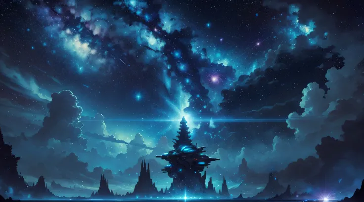 [Neo Universe Universe-Naut] Starry sky, cinematic angle, superb view --auto --s2
