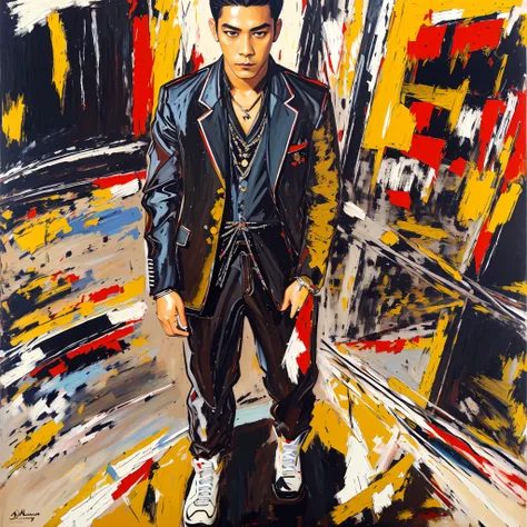 choi seung hyun, oil painting --auto --s2