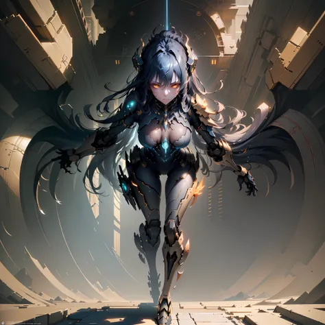 masterpiece, best quality, (extremely detailed CG unity 8k wallpaper), (best quality), (best illustration), (best shadow), absurdres, realistic lighting, (Abyss), beautiful detailed glow, art by PeterMohrBacher,