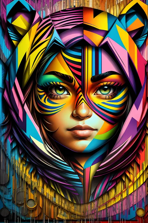 (tigre), eduardo kobra padding ,wall portrait geometric multidimensional, art, chibi,
yang08k, beautiful, colorful,
masterpieces...