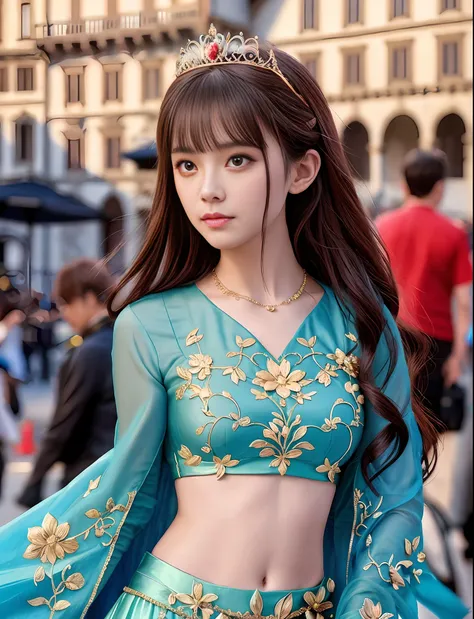 model shooting style, (extremely detailed cg unity 8k wallpaper), full-shot body photo of the most beautiful artwork in the worl...