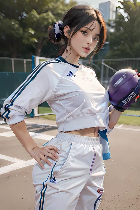 Handsome Tomboy physical education teacher, bulge