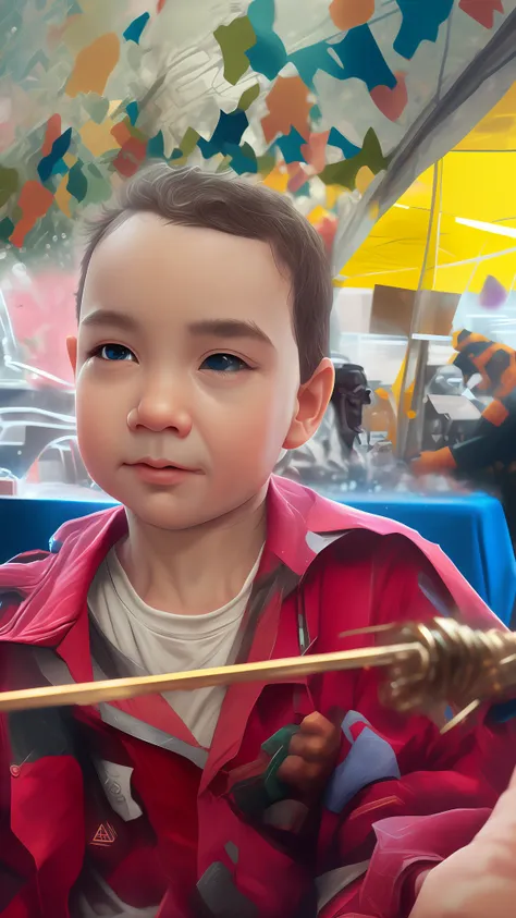 dreamlikeart, portrait of a super cute thanos , detailed , trending on arstation, digital art