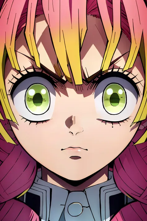 (masterpiece, best quality),  intricate details,
1girl,  mitsurikanroji,  angry, glaring, looking down, 
 shaded face,