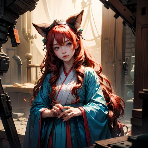 /imagine prompt: illustration of Girl, anime, long hair, pink eyes, curly hair tail, delicate and pitiful, nails, beautiful, detailed and complex environment,, Proportional, first-person view, Quixel Megascans Render, beautiful lighting, Ultrahigh Resoluti...