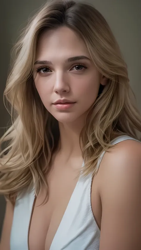 arafed image of a 1 woman with long hair, an ultra realistic photograph, Emma Andijewska, instagram, digital art, gal gadot beauty photo, breathtaking face, extremely beautiful face, face like gal gadot, gal gadot portrait, gal gadot portrait, gal gadot po...