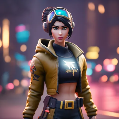 (male character) fortnite style, ultra detailed cyberpunk, masterpiece- extramally detailed unreal engine, octane render, bokeh,...