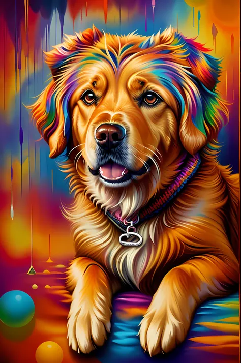 (dog golden retriever),(happy)),(2ear)), eduardo kobra padding ,wall portrait multidimensional geometric, art, chibi,
yang08k, b...