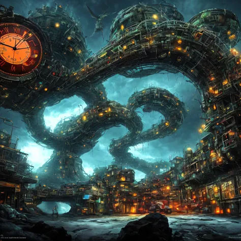 Fractal, dark, psychedelic, ultra futuristic, Absurdis, Realism, Surrealism, Lovecraft, Black Tech, Survival, Action, Adventure, Retro Punk, Atompunk, Clock Punk, Biopunk, Supernatural, Utopian, Dystopian, Thriller, ultra punk, ultra quality, absurd