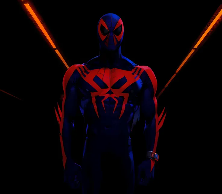 (RAW photo, best quality), (realistic, photo-realistic:1.3), Miguel ohara wearing a spidermans costumes, masterpiece, an extremely manly and masculine, extremely detailed, CG, unity , 2k wallpaper, Amazing, finely detail, extremely detailed CG unity 8k wal...