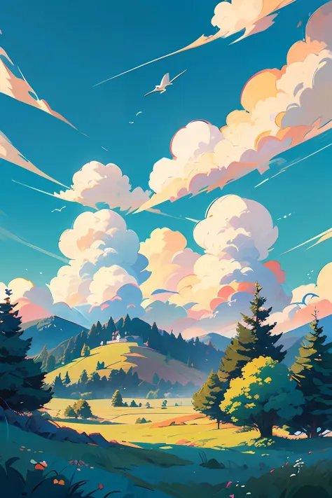 white clouds
background
wallpaper
illustration
illustration
house
scenery
scenery
ancient times
posters
building
attractions
lan...