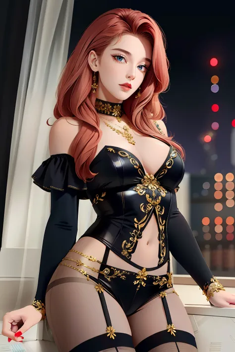 realistic hands, red nails, masterpiece, best quality, detailed