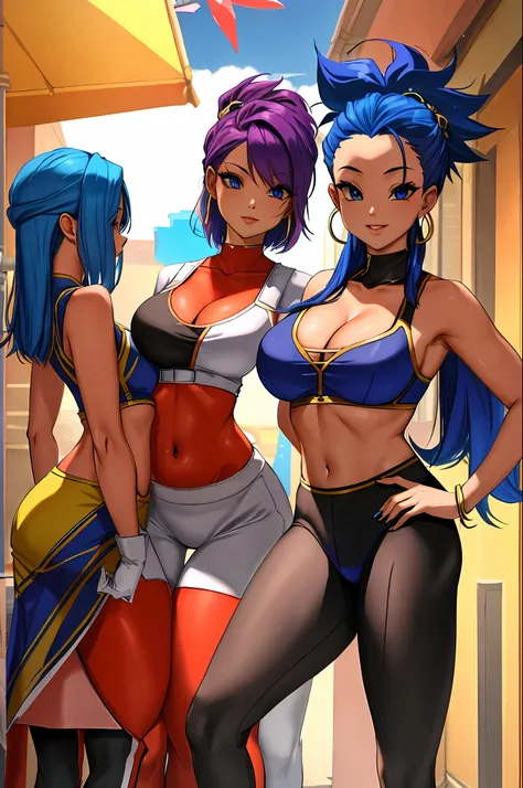 b4ttl3,midriff, cleavage