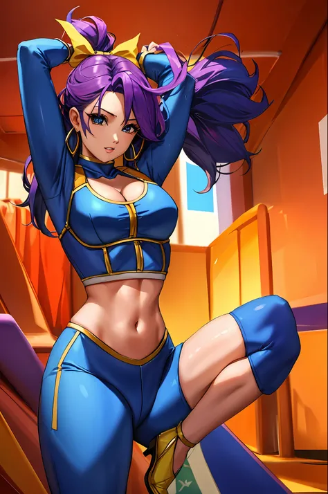 b4ttl3,midriff, cleavage
