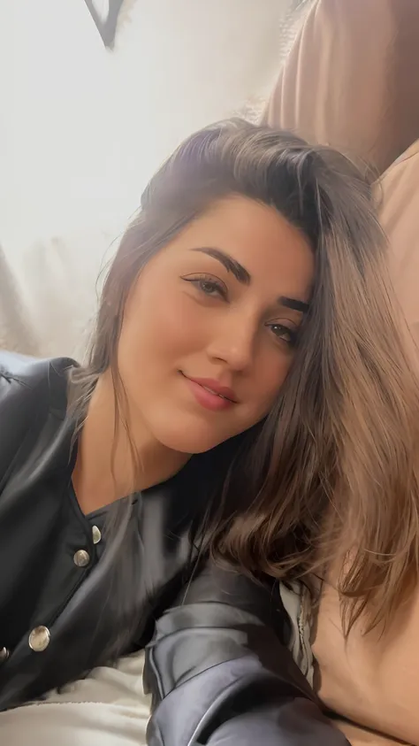 there is a woman laying on a couch with a cell phone, profile image, profile picture, violet myers, headshot profile picture, alanis guillen, very very low quality picture, profile pic, selfie of a young woman, lorena avarez, taken in the early 2020s, youn...