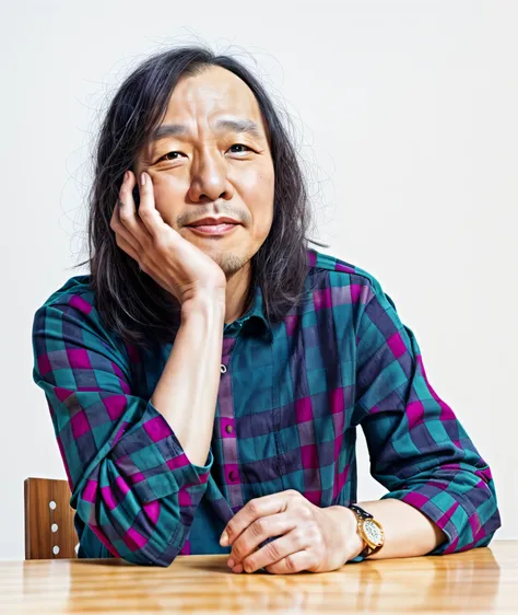 (Masterpiece), (Best Quality: 1.0), (Ultra High Resolution: 1.0), Detailed Illustration, 8K, 1man, Japanese, Perfect Face, Detailed Eyes, Black Eyes, Glare, Detailed Hair, Short Black Hair, Hair Highlights, Very Detailed, Anime Style, Soft Light, 8k、最高品質、傑...