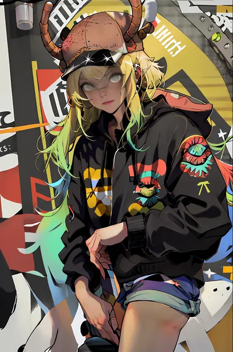 Rockstar, musician, cool, colorful, absurd, best quality, 1girl, solo, viewer look, eye focus, LucoaDM, CasualCL, shorts, modern top, hips, heterochromia, eye focus,
ADCOMM
Green Eyes
ADDCOL
(black eyes: 1.5), slit pupils, light pupils, yellow pupils
