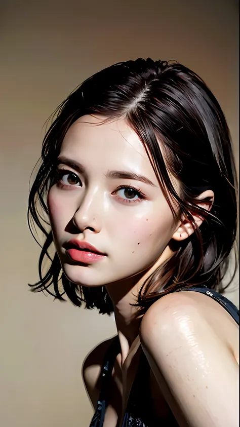 (masterpiece: 1.3), (8k, photorealistic, raw photo, best quality: 1.4), (1girl), beautiful face, (realistic face), (black hair, ...