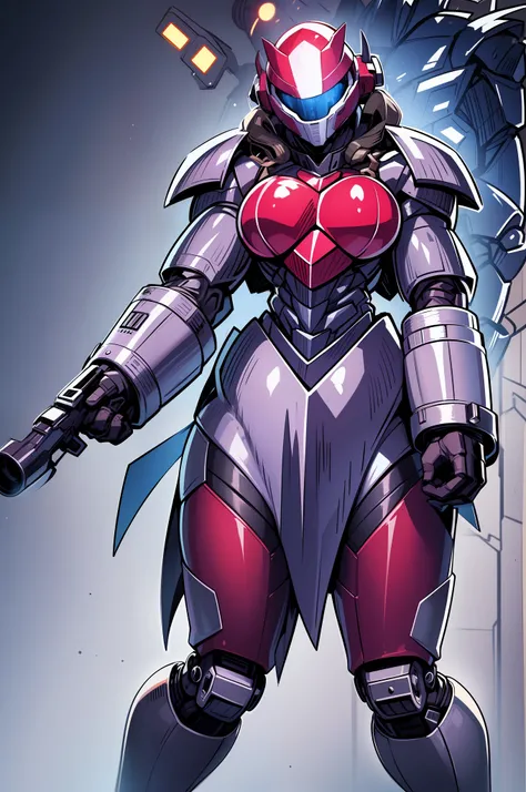 head encased in armor, cyber armor helmet, pacific rim helmet