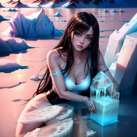 输出
ff7, tifa lockhart tifa, Extremely delicate, Magnificent, Ice sculpture wonders, Icebergs are majestic, The glacier is magnificent, Ice crystals shine, Ingenious, A land of extreme cold, Fantastic ice sculptures, Majestic ice wall, Clear lake water, Vas...