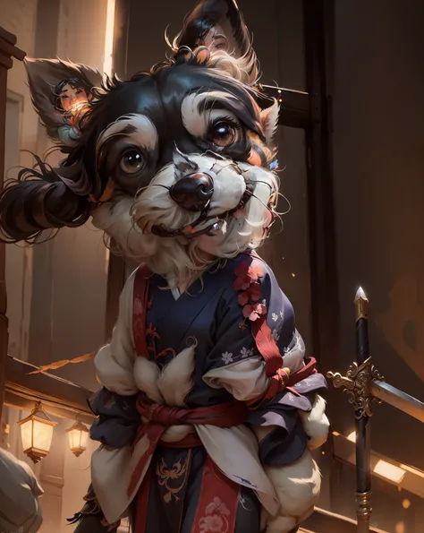 (MulanWaifu:1), smile, beautiful pose, cute, looking at the viewer, from below, (training exercise:1), yorkshire dog dressed as Princess Mulan
(realistic: 1.2), (realism), (masterpiece: 1.2), (best quality), (ultra detailed), (8k, 4k, intricate), (full-bo...