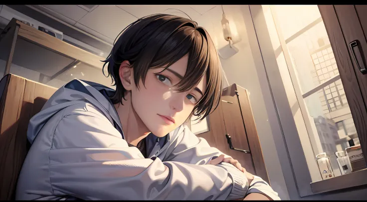 Before hibernation, a young man is afraid that he will wake up lonely and unable to adapt to the future society
