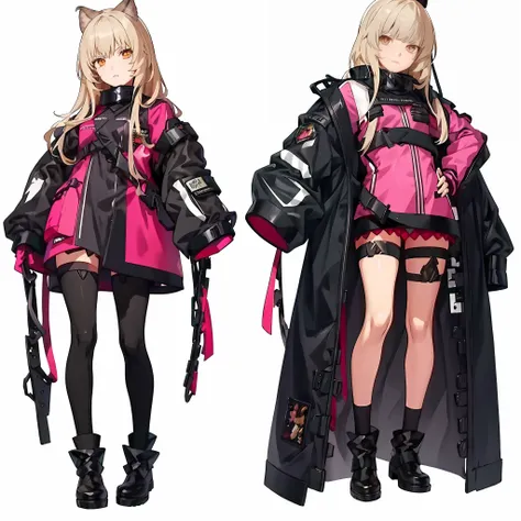 Close-up of a man holding a guitar in a pink costume, girl front style, from girl front line, fine details. Girl Front, Girl Frontier CG, Girl Frontier Universe, M4 SOPMOD II Girl Front, Girl Front, From Ark Night, Official Character Art, ( ( Character Con...