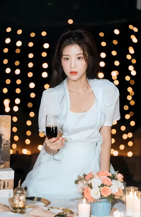 ((Top Quality, 8k, Masterpiece: 1.3)), Beauty, 1 Girl, Big: 1.3, Slender Abs: 1.1, Dark Brown Hair, (Lying in Bed, Open Legs: 1.2), Ultra Detailed Face, Highly Detailed Lips, Detailed Eyes, Double Eyelids, Bra Red