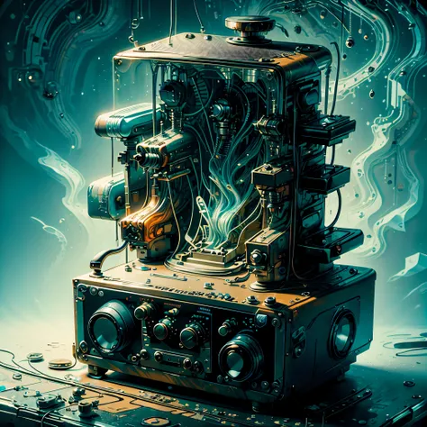 jungle, tube amplifier , synthesiser , fractal , music , dance ,psychedelic , pop art,uhd,4k --auto