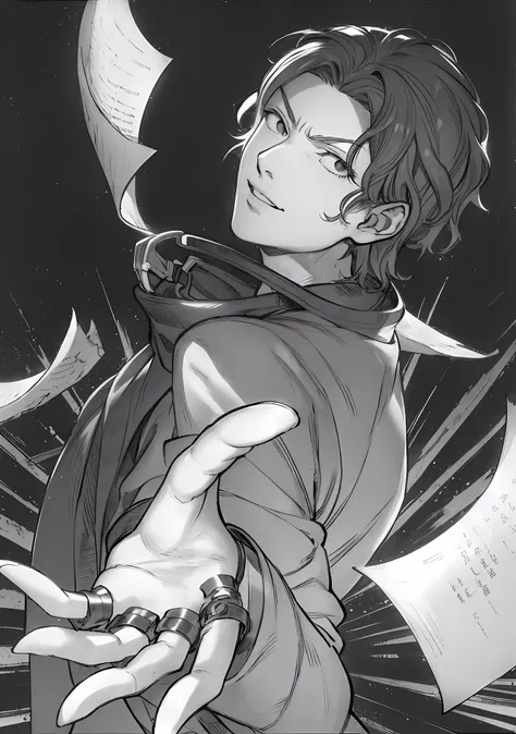 anime - image style of a man kentaro miura manga art style, highly detailed exquisite fanart, shigenori soejima illustration, ma...