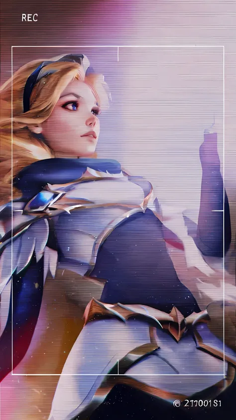 A closeup of a woman in a costume with a sword, Lux from League of Legends, KDA, Jaina Proudmoore, Extremely Detailed Artgerm, Seraphine Ahri KDA, Ashe, Lux, Orianna, Artgerm JSC, Artgerm. High detail, Ross 2. 5th, Ross 1. 0, semi-realistic